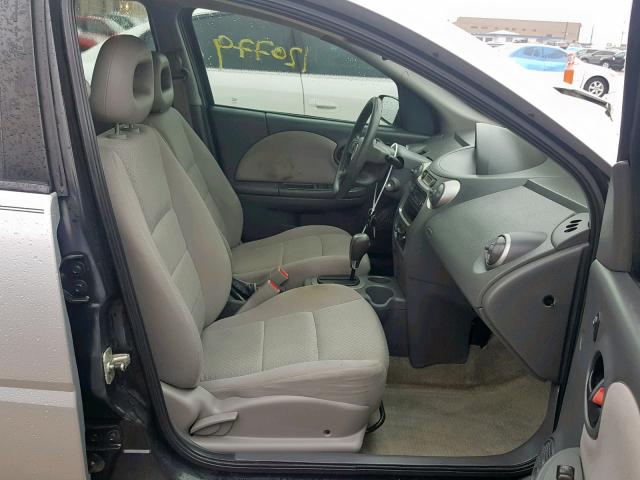 1G8AJ52F55Z118350 - 2005 SATURN ION LEVEL SILVER photo 5