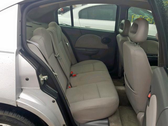 1G8AJ52F55Z118350 - 2005 SATURN ION LEVEL SILVER photo 6