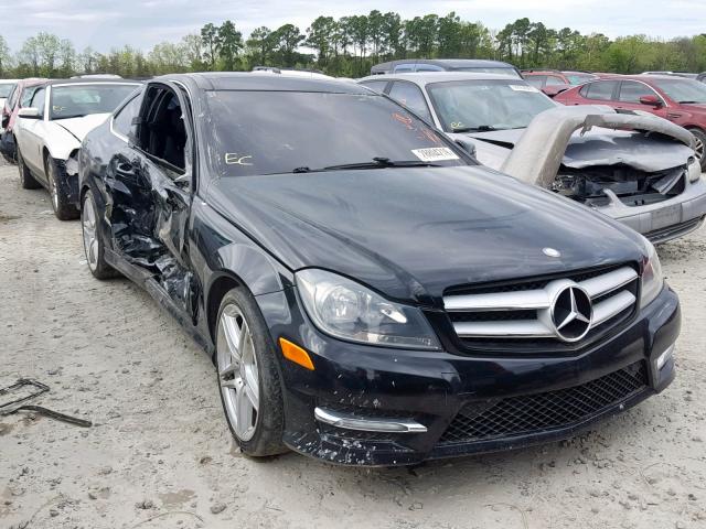 WDDGJ4HB6DF987334 - 2013 MERCEDES-BENZ C 250 BLACK photo 1