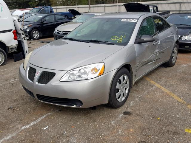 1G2ZF58B674190550 - 2007 PONTIAC G6 VALUE L GRAY photo 2