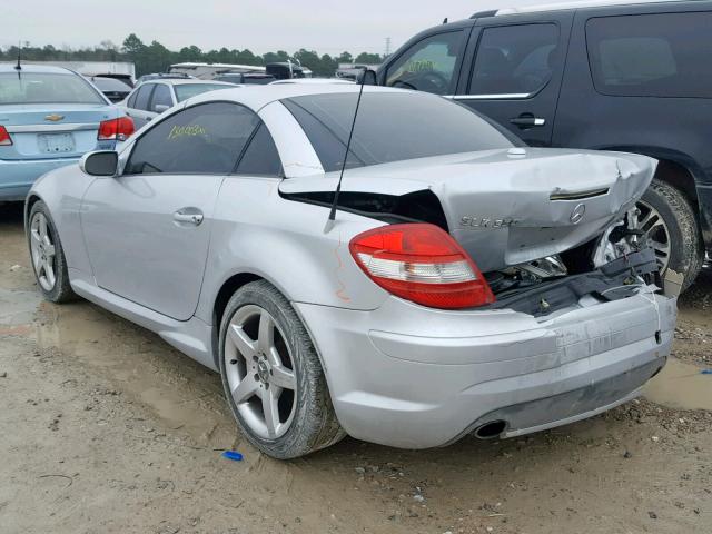 WDBWK56F16F083634 - 2006 MERCEDES-BENZ SLK 350 SILVER photo 3