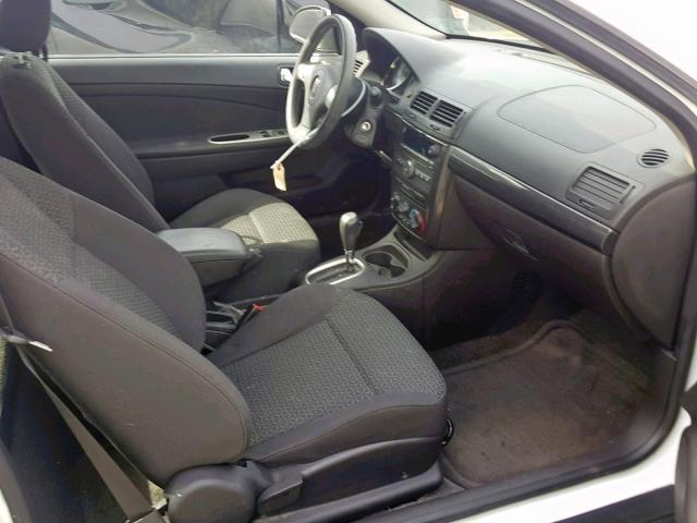 1G2AL15F577370560 - 2007 PONTIAC G5 WHITE photo 5