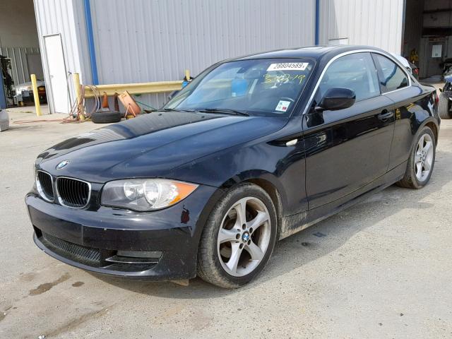 WBAUP7C59BVK79304 - 2011 BMW 128 I BLACK photo 2