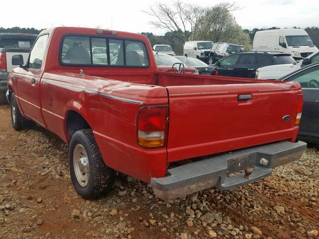 1FTCR10U5VUC51091 - 1997 FORD RANGER RED photo 3