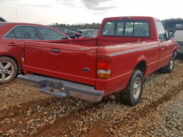 1FTCR10U5VUC51091 - 1997 FORD RANGER RED photo 4
