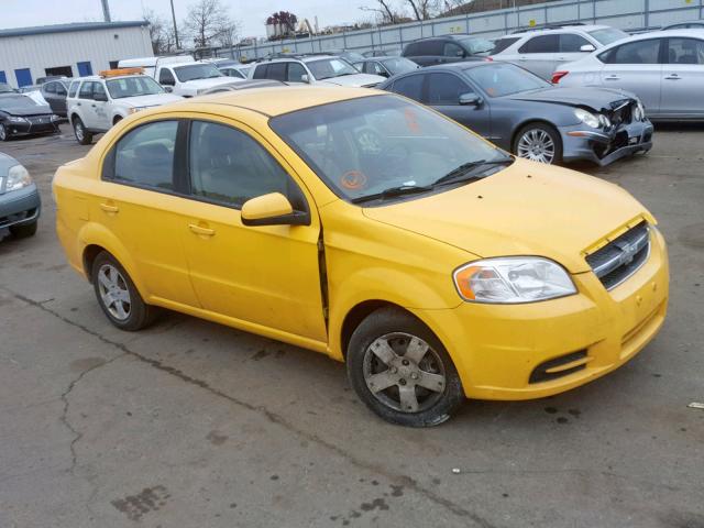 KL1TD5DE8BB128375 - 2011 CHEVROLET AVEO LS YELLOW photo 1