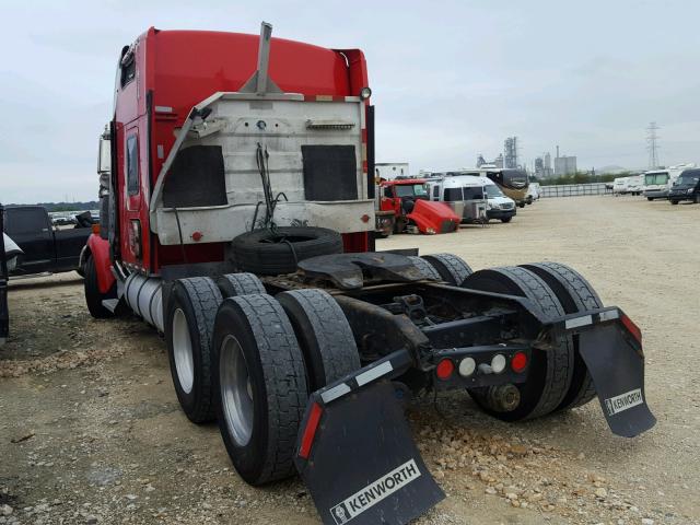 1XKWDB9X87J185160 - 2007 KENWORTH CONSTRUCTI RED photo 3