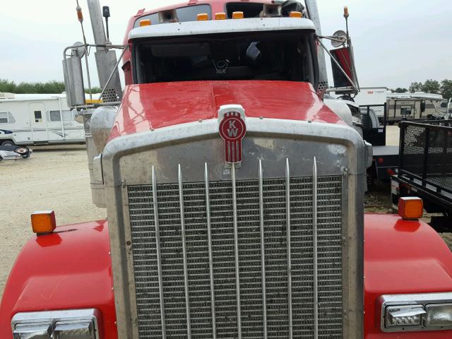 1XKWDB9X87J185160 - 2007 KENWORTH CONSTRUCTI RED photo 7