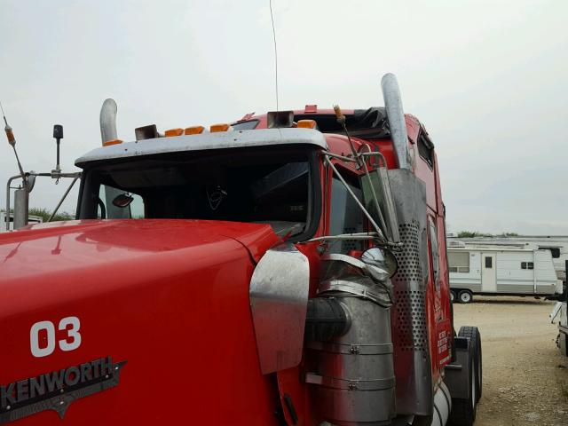 1XKWDB9X87J185160 - 2007 KENWORTH CONSTRUCTI RED photo 9