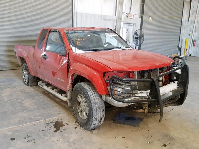 1GTDT196548221669 - 2004 GMC CANYON RED photo 1