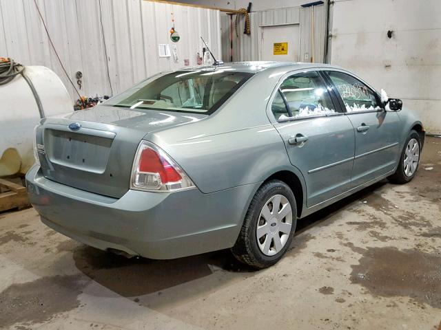 3FAHP06Z89R121415 - 2009 FORD FUSION S GREEN photo 4