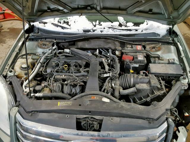 3FAHP06Z89R121415 - 2009 FORD FUSION S GREEN photo 7