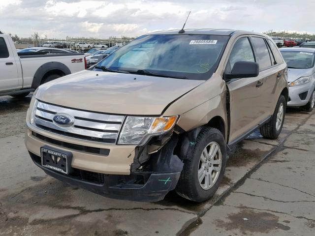 2FMDK36C77BA96714 - 2007 FORD EDGE SE GOLD photo 2