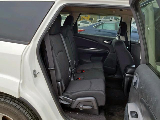 3D4PG1FG1BT566990 - 2011 DODGE JOURNEY MA WHITE photo 6