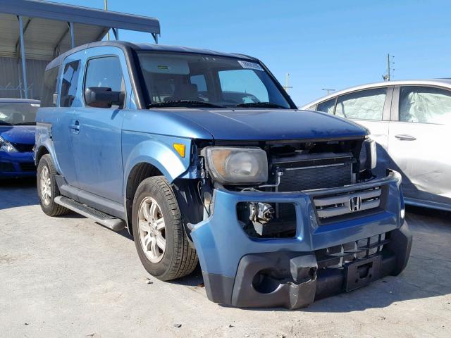 5J6YH18778L013657 - 2008 HONDA ELEMENT EX BLUE photo 1