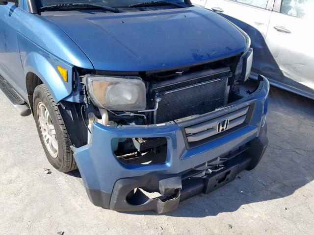 5J6YH18778L013657 - 2008 HONDA ELEMENT EX BLUE photo 9