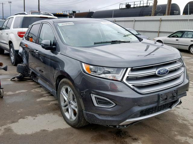 2FMPK4K81JBC14607 - 2018 FORD EDGE TITAN CHARCOAL photo 1