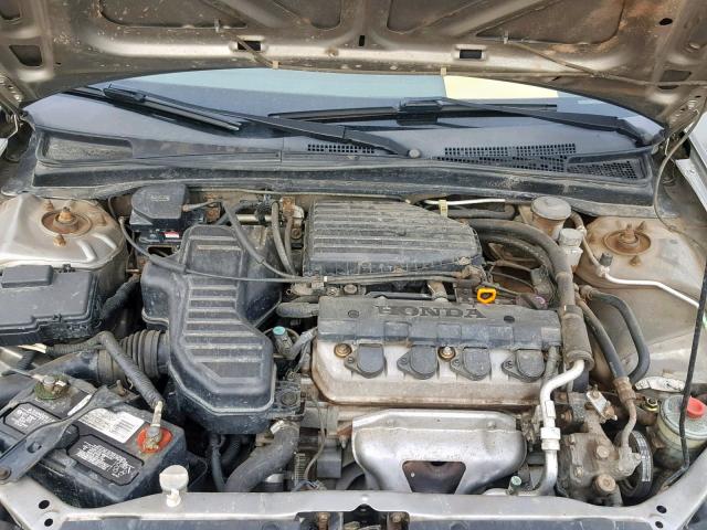 2HGES155X5H624533 - 2005 HONDA CIVIC LX GRAY photo 7