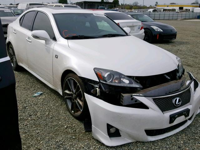 JTHBF5C27C5181475 - 2012 LEXUS IS 250 WHITE photo 1