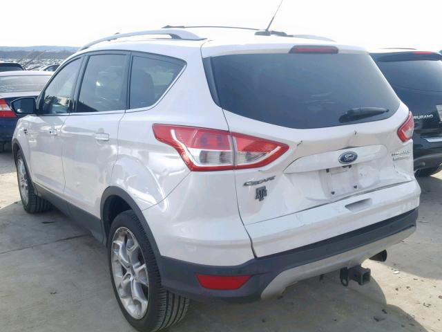 1FMCU0J91DUB00245 - 2013 FORD ESCAPE TIT WHITE photo 3