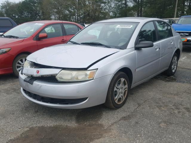 1G8AJ52F53Z194194 - 2003 SATURN ION LEVEL SILVER photo 2