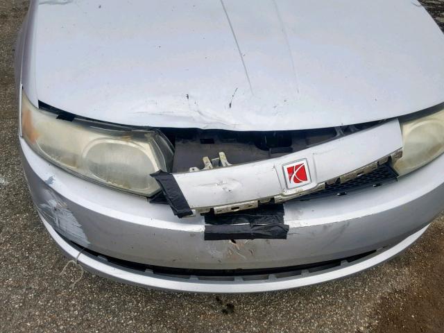 1G8AJ52F53Z194194 - 2003 SATURN ION LEVEL SILVER photo 9