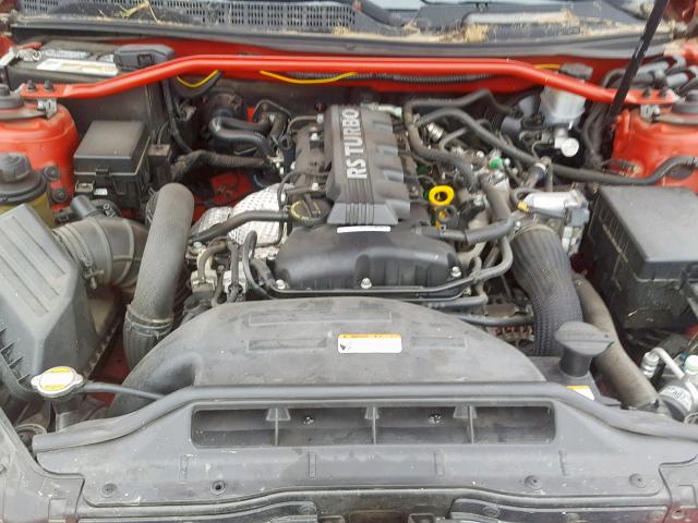 KMHHT6KD8AU005143 - 2010 HYUNDAI GENESIS CO RED photo 7