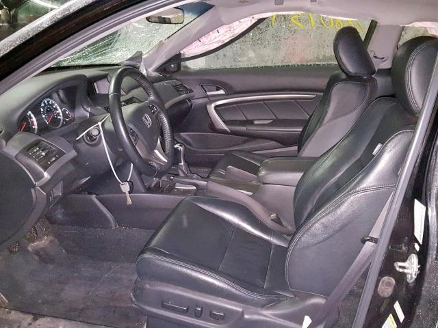 1HGCS11879A005691 - 2009 HONDA ACCORD EXL BLACK photo 5