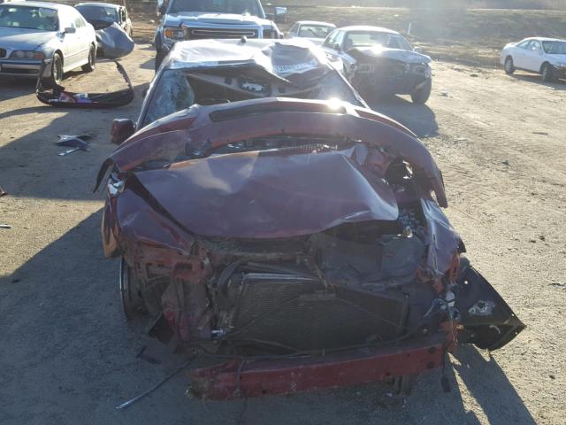 1G1ZJ57B18F288184 - 2008 CHEVROLET MALIBU 2LT MAROON photo 9