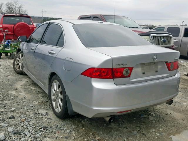 JH4CL96967C013289 - 2007 ACURA TSX SILVER photo 3
