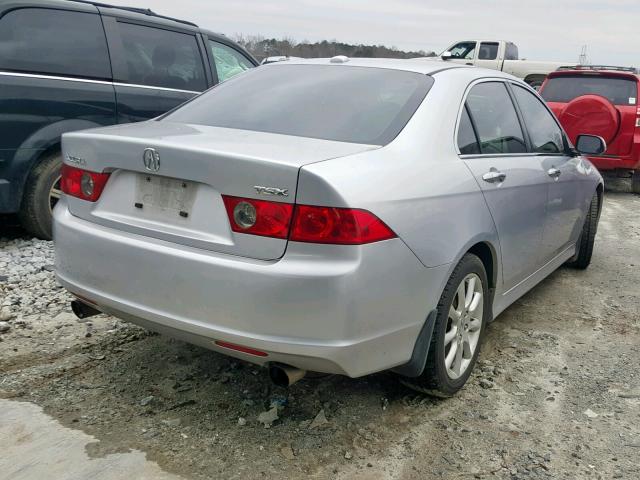 JH4CL96967C013289 - 2007 ACURA TSX SILVER photo 4