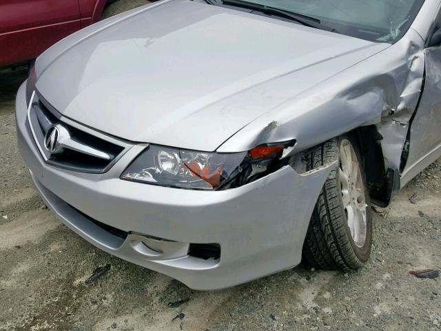 JH4CL96967C013289 - 2007 ACURA TSX SILVER photo 9