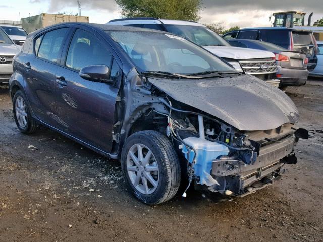 JTDKDTB38F1108911 - 2015 TOYOTA PRIUS C GRAY photo 1