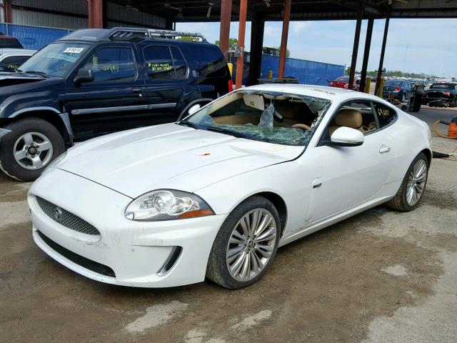 SAJWA4FB6BLB41877 - 2011 JAGUAR XK WHITE photo 2