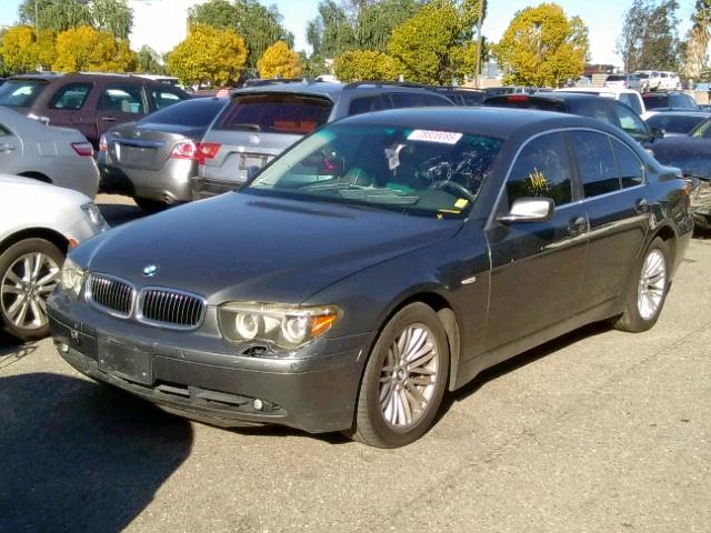 WBAGL63544DP73873 - 2004 BMW 745 I GRAY photo 2