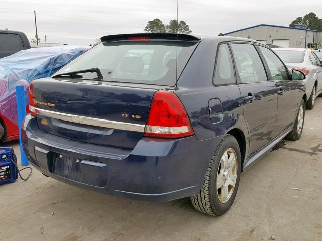 1G1ZU64825F147383 - 2005 CHEVROLET MALIBU MAX 蓝色 照片 4