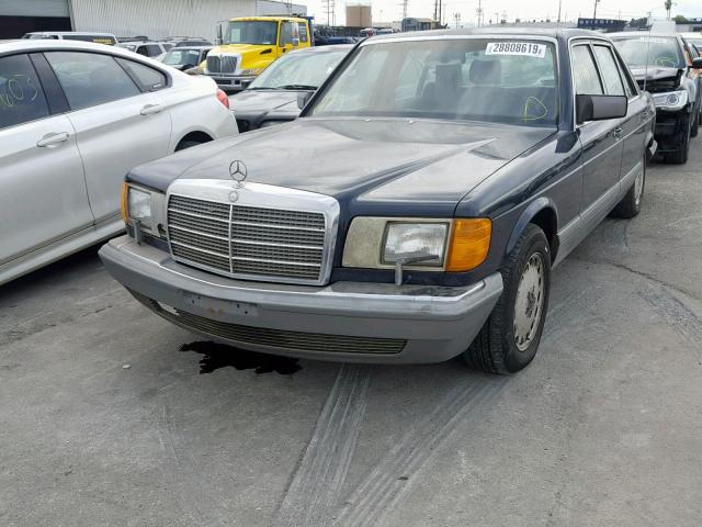 WDBCA39D1HA282462 - 1987 MERCEDES-BENZ 560 SEL BLUE photo 2