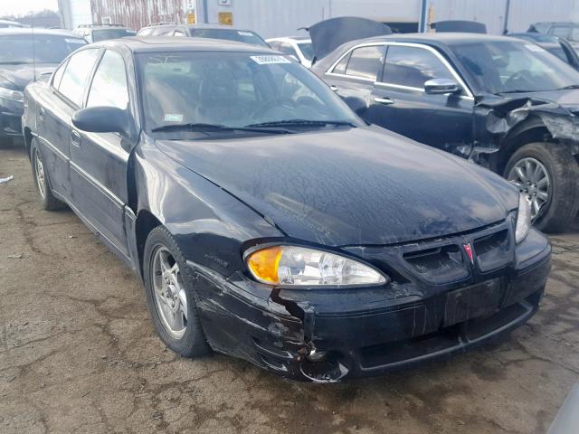 1G2NW52E83C246800 - 2003 PONTIAC GRAND AM G BLACK photo 1