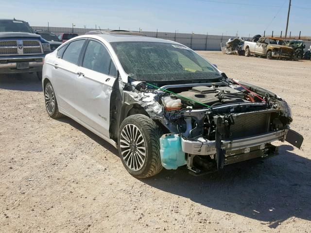 3FA6P0RU8HR359920 - 2017 FORD FUSION TIT SILVER photo 1