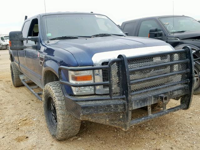 1FTWW31R38EA32642 - 2008 FORD F350 SRW S BLUE photo 1