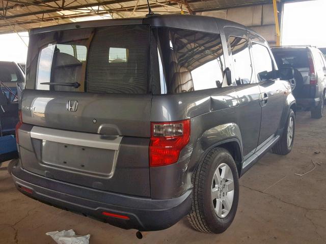 5J6YH1H7XBL003471 - 2011 HONDA ELEMENT EX GRAY photo 4