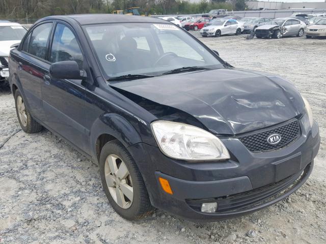 KNADE223496446049 - 2009 KIA RIO BASE BLACK photo 1