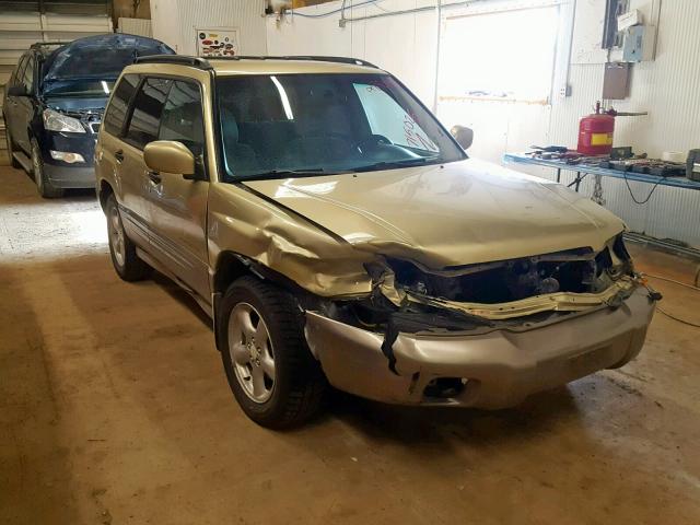JF1SF65582G715025 - 2002 SUBARU FORESTER S ოქროსფერი ფოტო 1
