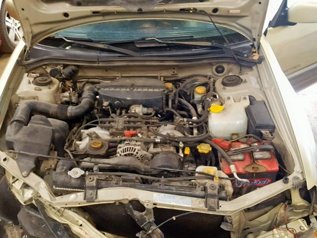 JF1SF65582G715025 - 2002 SUBARU FORESTER S ოქროსფერი ფოტო 7