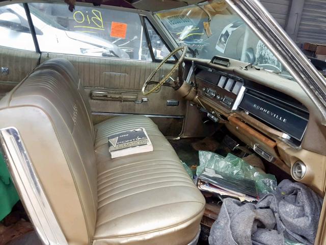 262376C141991 - 1966 PONTIAC BONNEVILLE BEIGE photo 5