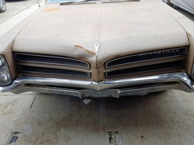 262376C141991 - 1966 PONTIAC BONNEVILLE BEIGE photo 7