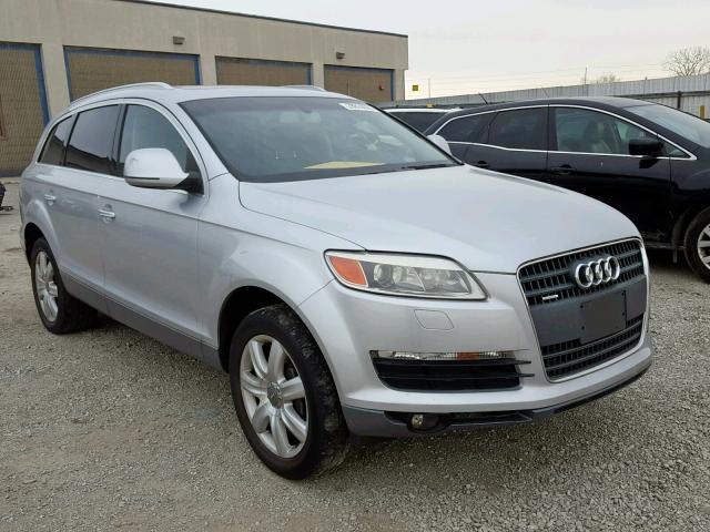 WA1BY74L17D025016 - 2007 AUDI Q7 3.6 QUA SILVER photo 1