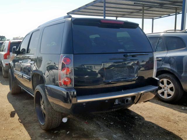 1GKFK63807J298485 - 2007 GMC YUKON DENA BLACK photo 3