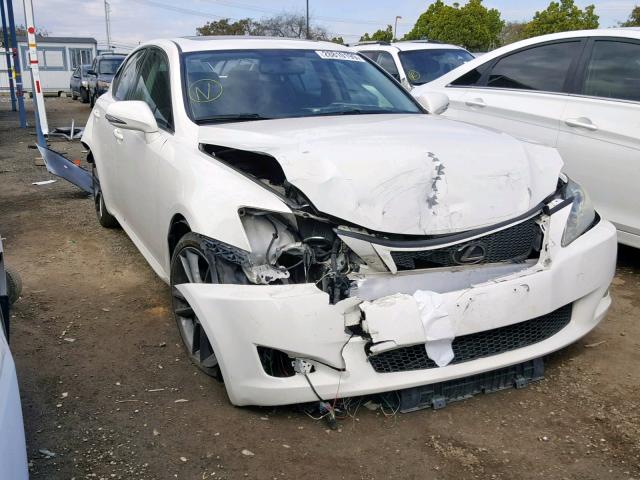 JTHBK262695090955 - 2009 LEXUS IS 250 WHITE photo 1