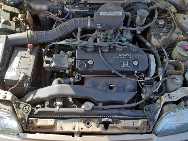 2HGED6450LH533664 - 1990 HONDA CIVIC DX GOLD photo 7